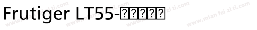 Frutiger LT55字体转换